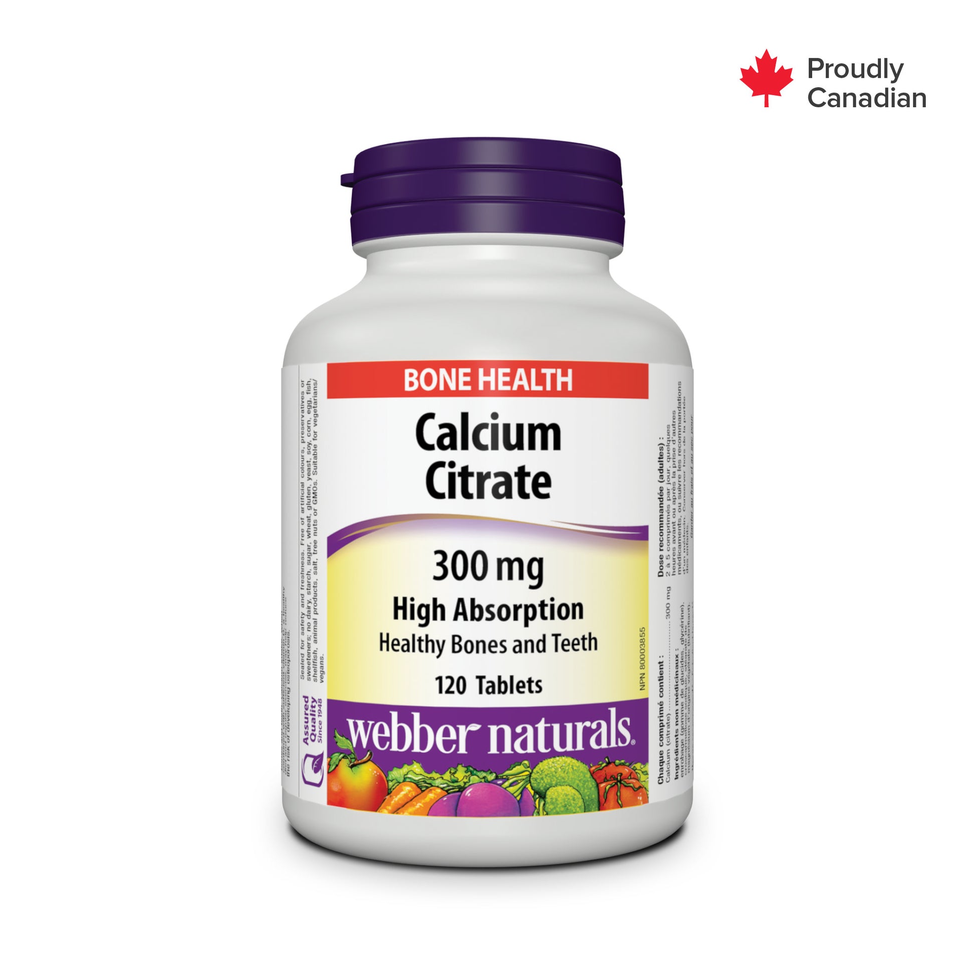 Calcium Citrate High Absorption 300 mg for Webber Naturals|v|hi-res|WN5016