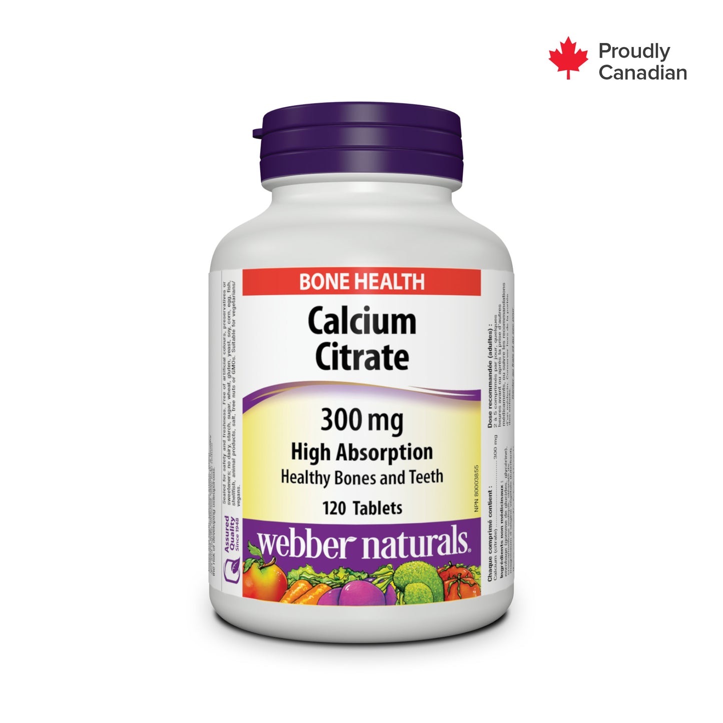 Citrate de Calcium Forte absorption 300 mg for Webber Naturals|v|hi-res|WN5016