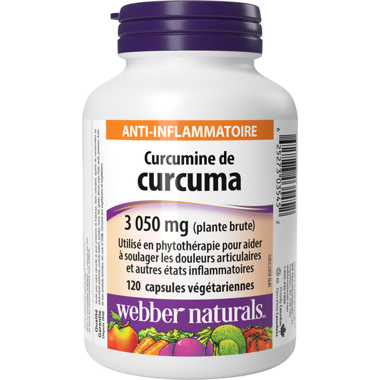 Curcumine de curcuma 3 050 mg for Webber Naturals|v|hi-res|WN3545