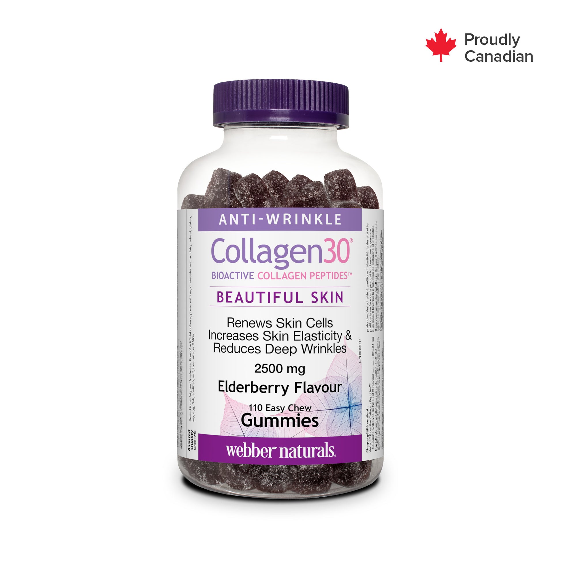 Collagen30® Bioactive Collagen Peptides™ 2500 mg Elderberry for Webber Naturals|v|hi-res|WN3085