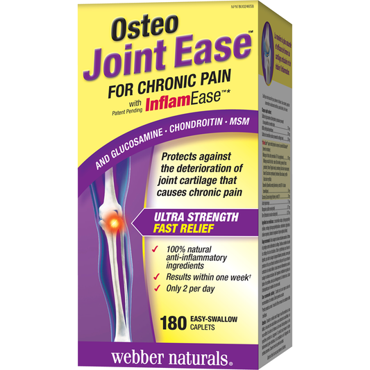 Osteo Joint Ease™ with InflamEase™ and Glucosamine Chondroitin MSM Caplets for Webber Naturals|v|hi-res|WN5104