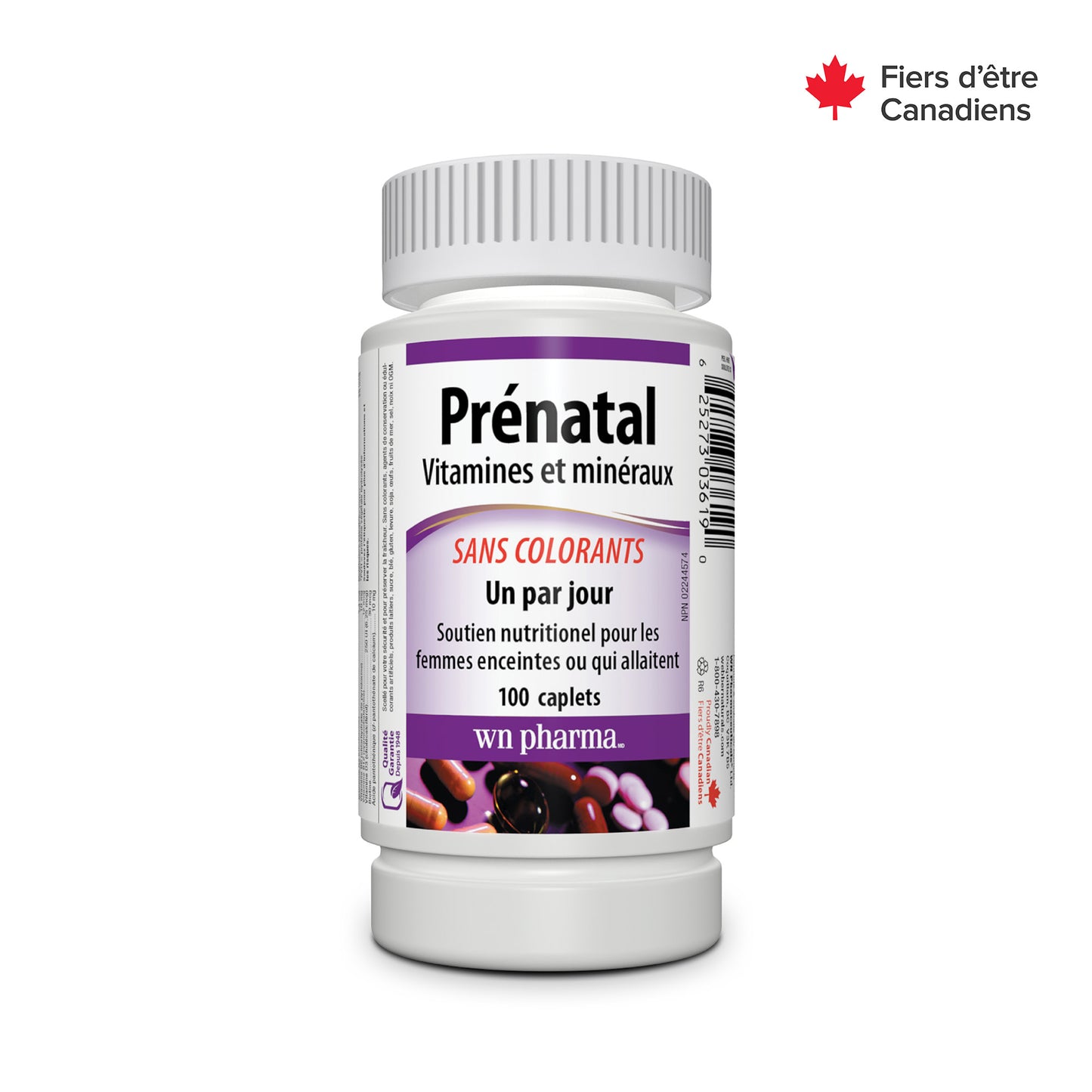 Prénatal Vitamines et minéraux Un par jour for WN Pharma®|v|hi-res|WN3619