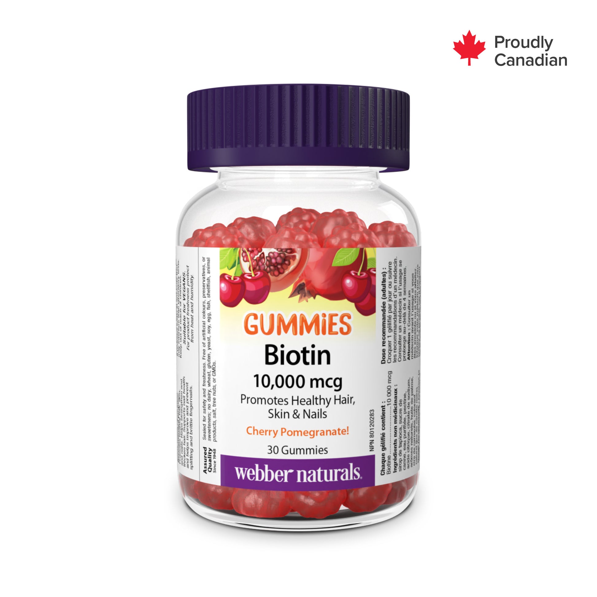 Biotin 10,000 mcg Gummies for Webber Naturals|v|hi-res|WN3911