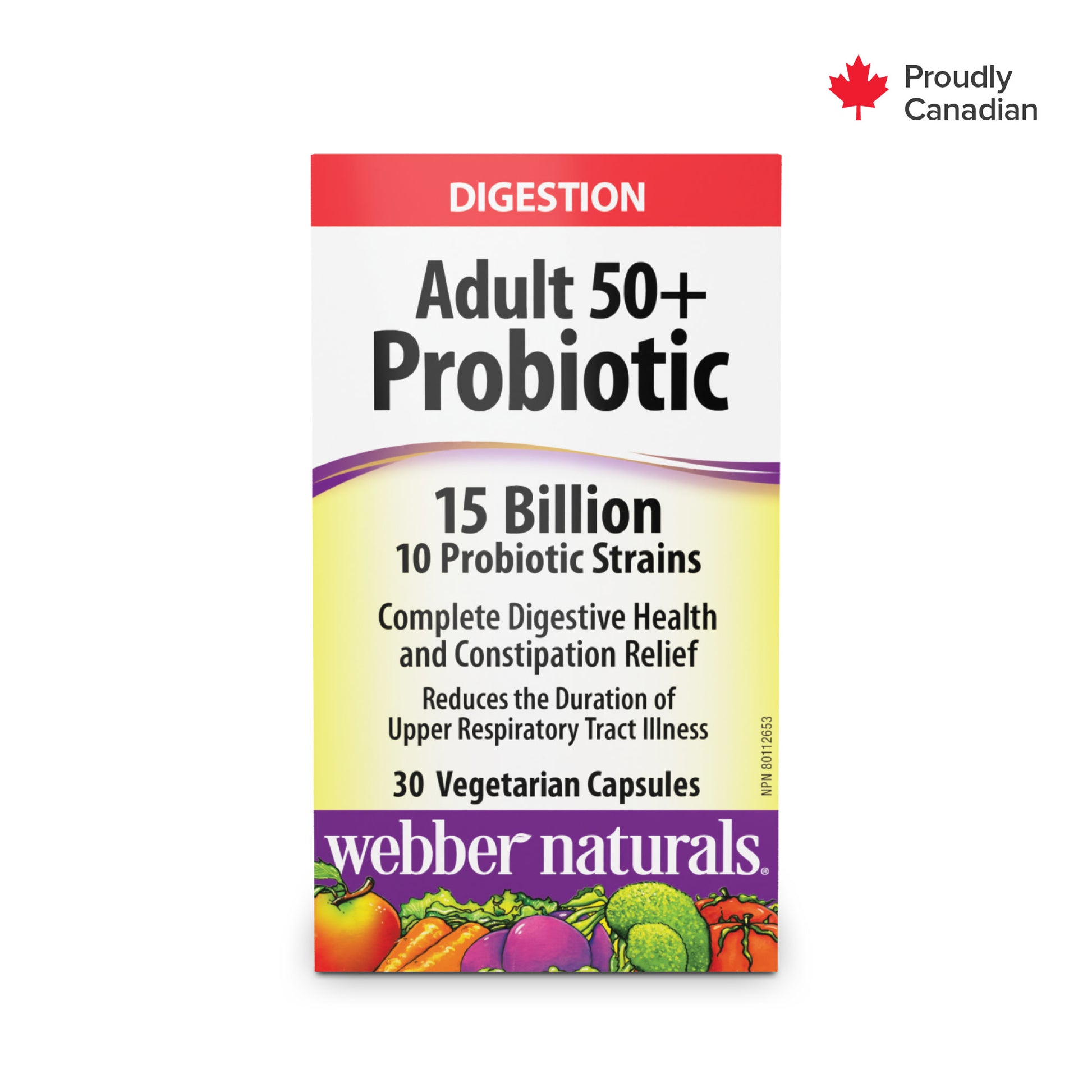 Adult 50+ Probiotic 15 Billion for Webber Naturals|v|hi-res|WN3898