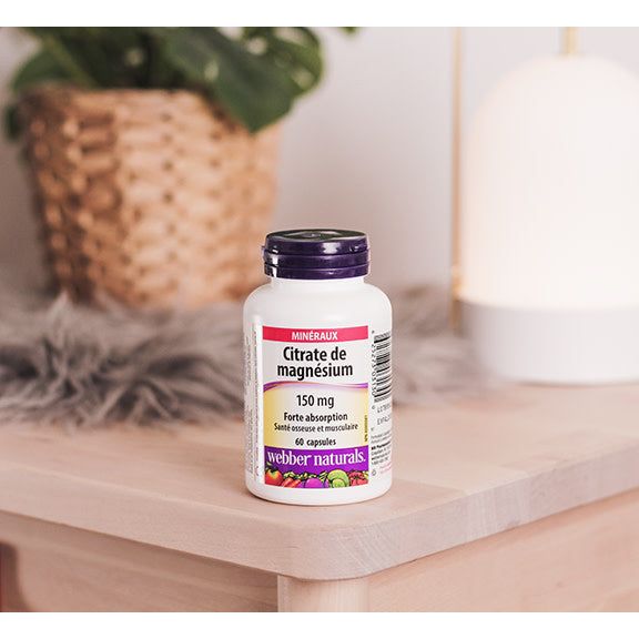 specifications-Citrate de magnésium Forte absorption 150 mg for Webber Naturals