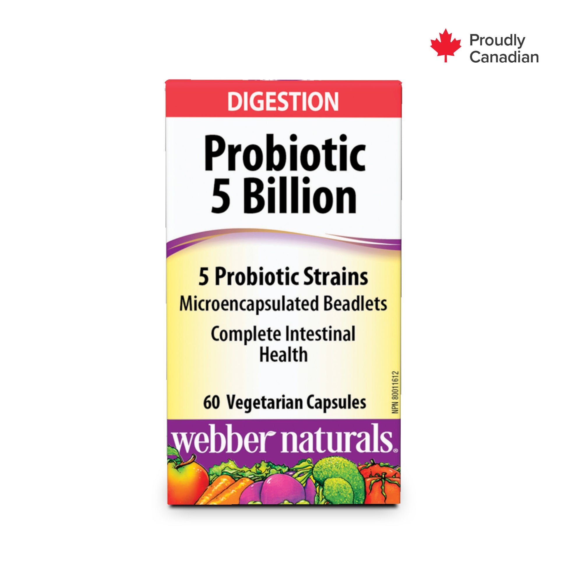 Probiotic 5 Billion 5 Probiotic Strains for Webber Naturals|v|hi-res|WN3214