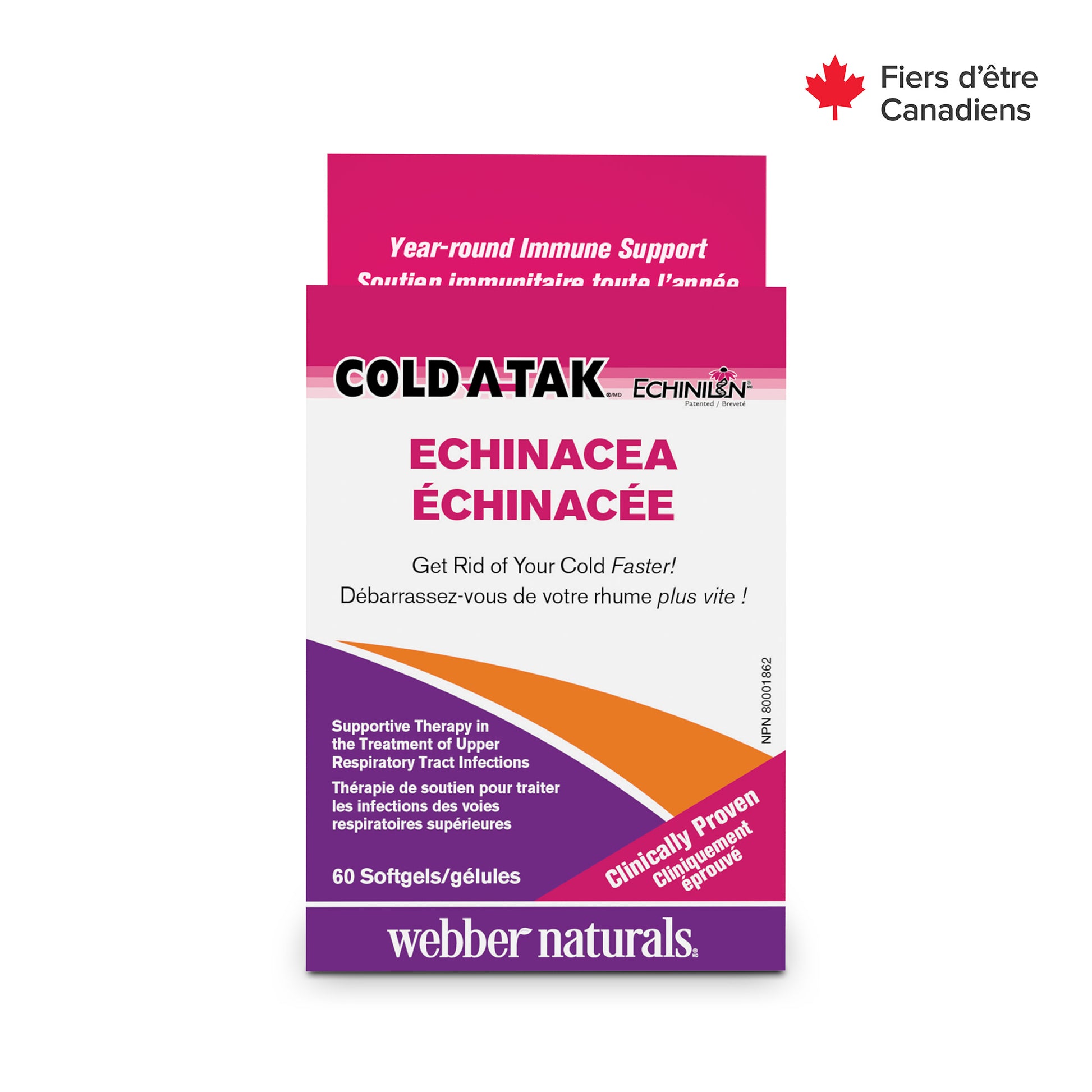 Cold-A-Tak Echinacea Blister-Packed 250 mg for Webber Naturals|v|hi-res|WN3534
