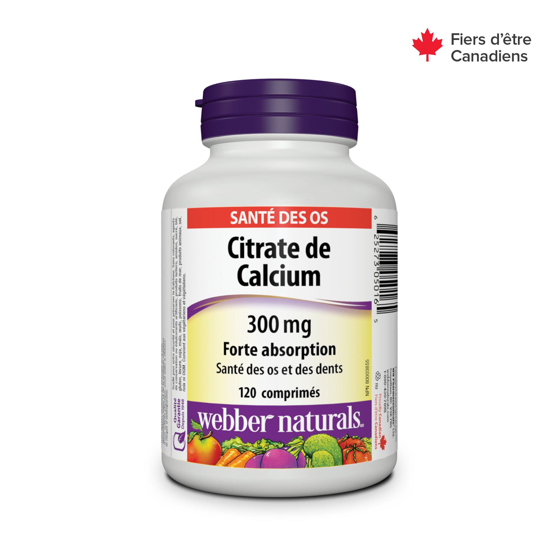 Citrate de Calcium Forte absorption 300 mg for Webber Naturals|v|hi-res|WN5016