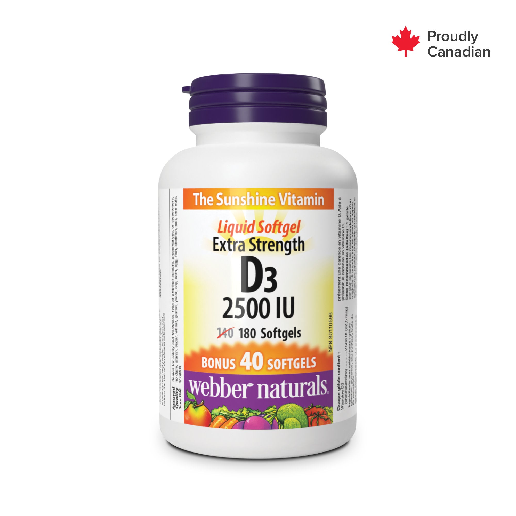 Extra Strength D3 2500 IU for Webber Naturals|v|hi-res|WN3818