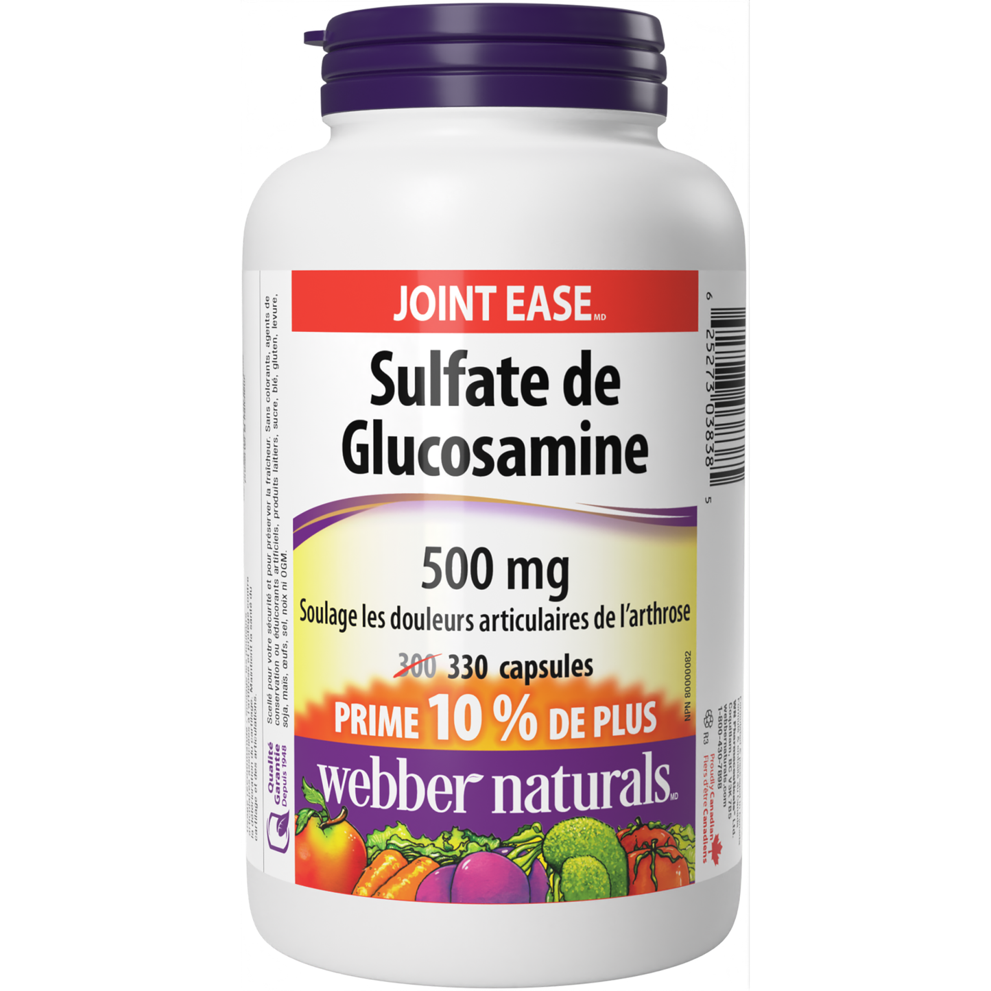 Sulfate de Glucosamine 500 mg for Webber Naturals|v|hi-res|WN3838