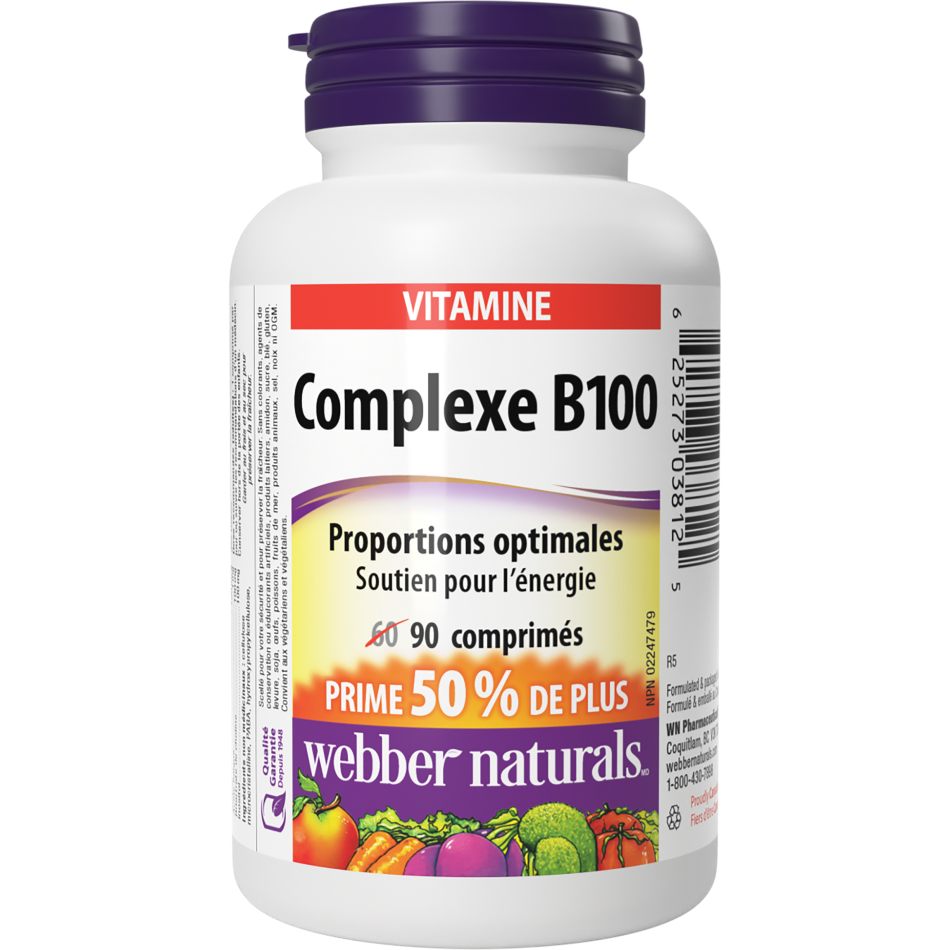Complexe B100 for Webber Naturals|v|hi-res|WN3812