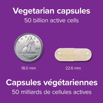 specifications-Probiotic 50 Billion for Webber NaturalsWN3197