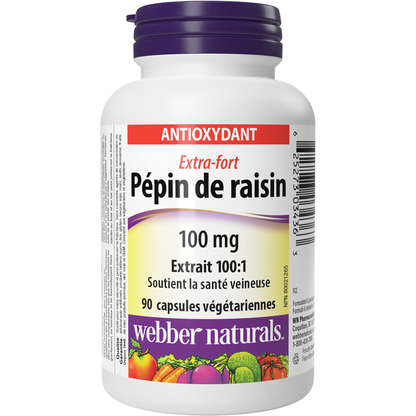 Pépin de raisin extra-fort 100 mg for Webber Naturals|v|hi-res|WN3436