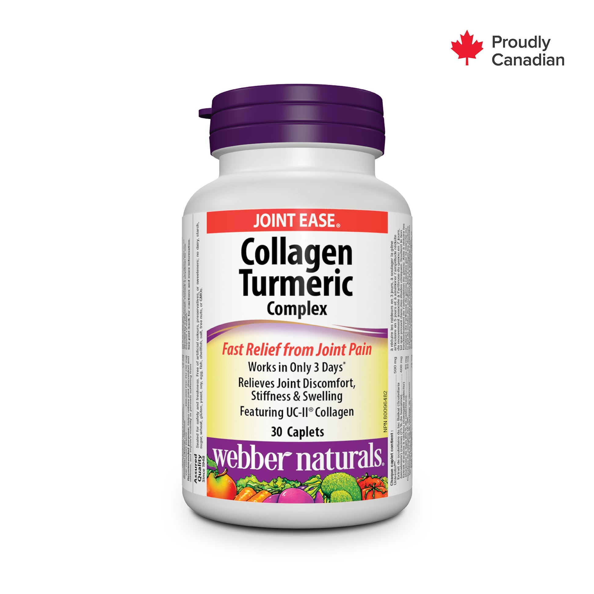 Collagen Turmeric Complex Joint Ease® for Webber Naturals|v|hi-res|WN3660