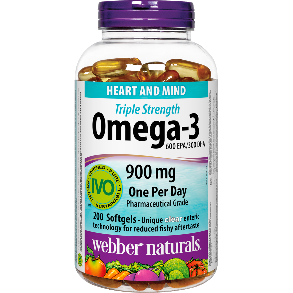 Triple Strength Omega-3 900 mg EPA/DHA Softgels for Webber Naturals|v|hi-res|WN5298