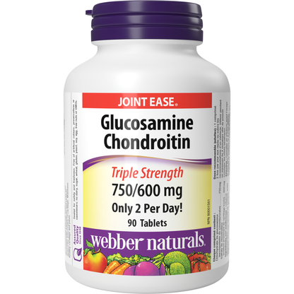 Glucosamine Chondroitin Triple Strength 750/600 mg for Webber Naturals|v|hi-res|WN5033