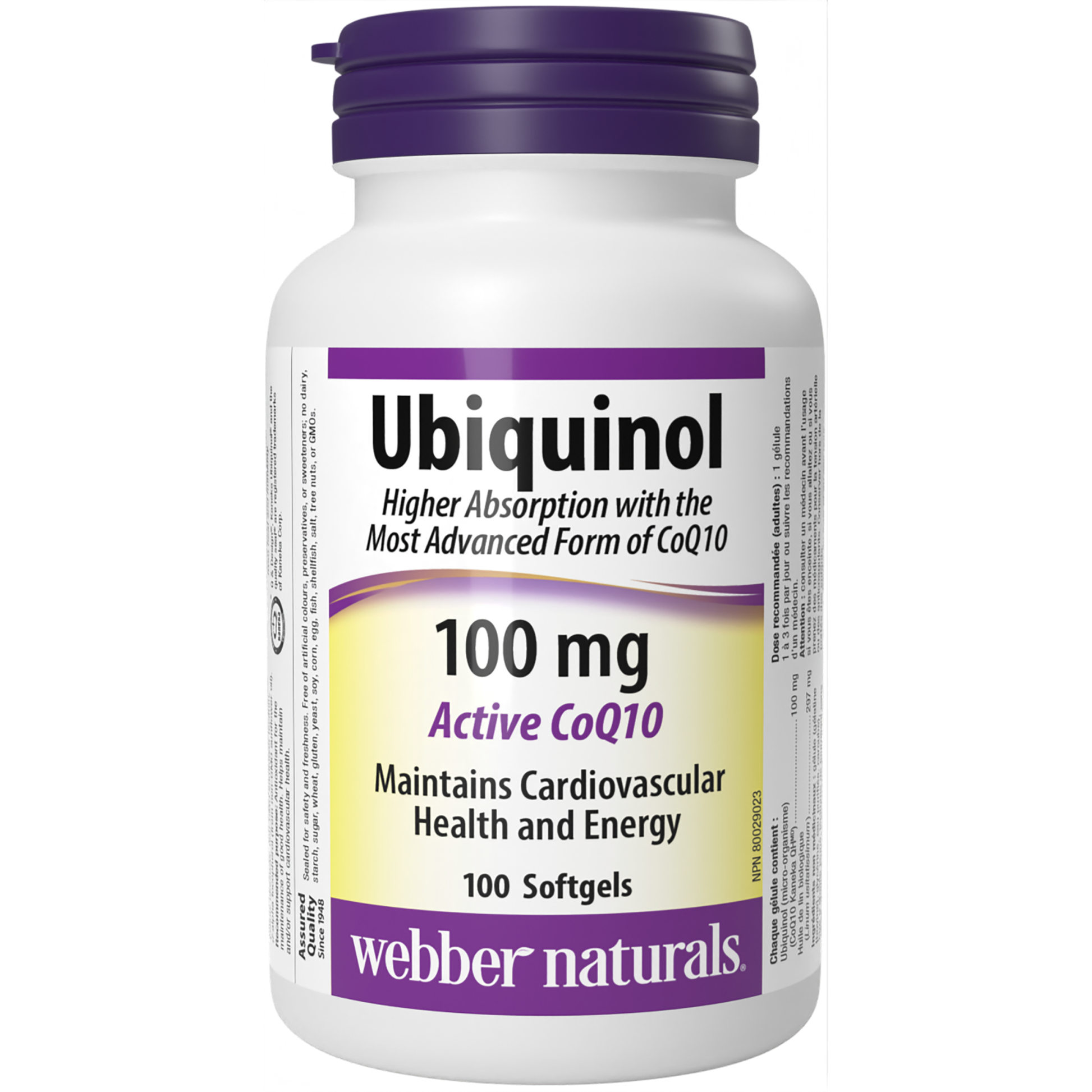 Ubiquinol QH® Active CoQ10 100 mg Softgels for Webber Naturals|v|hi-res|WN5178