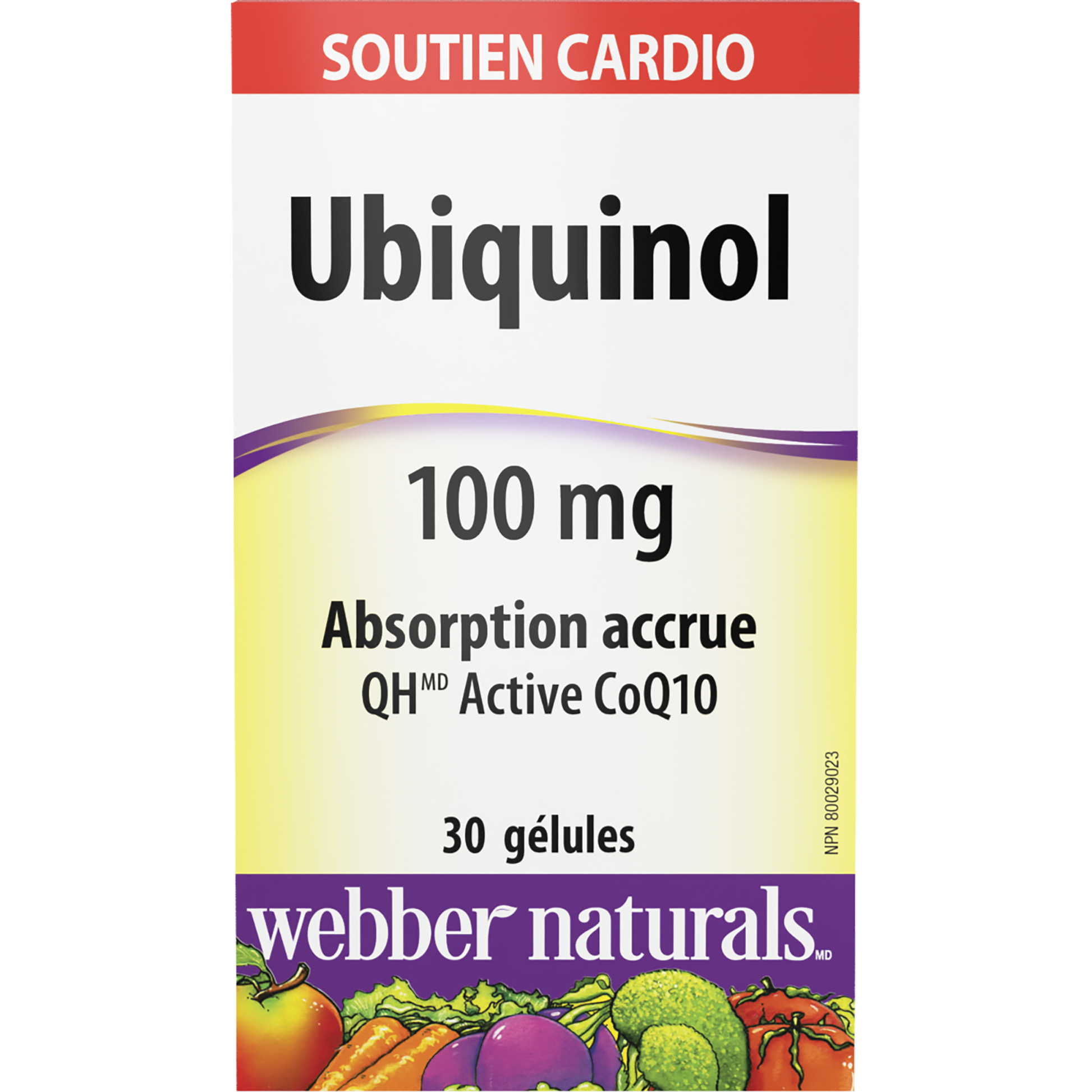 Ubiquinol QH(MD) Active CoQ10 100 mg for Webber Naturals|v|hi-res|WN3295