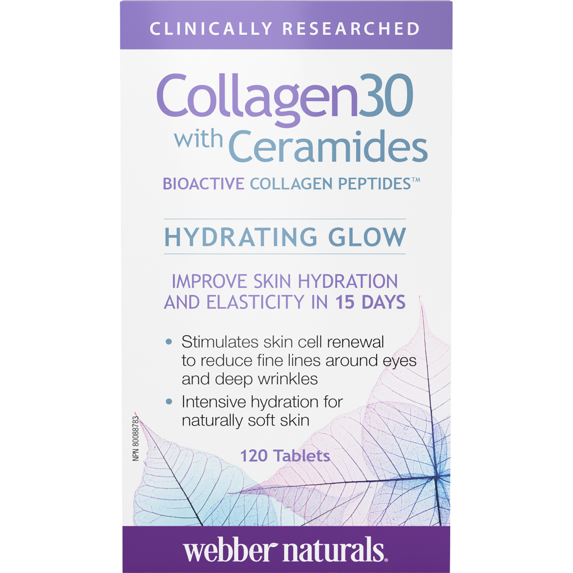 Collagen30® with Ceramides Bioactive Collagen Peptides for Webber Naturals|v|hi-res|WN3669