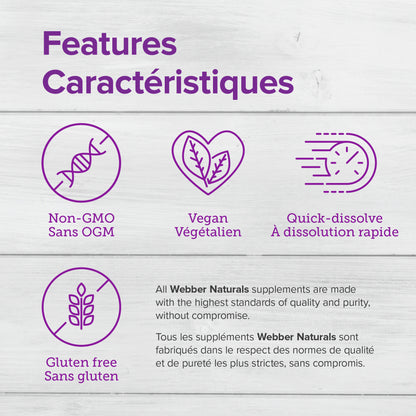 specifications-The Right Fibre4®, Unflavoured for Webber NaturalsWN3677