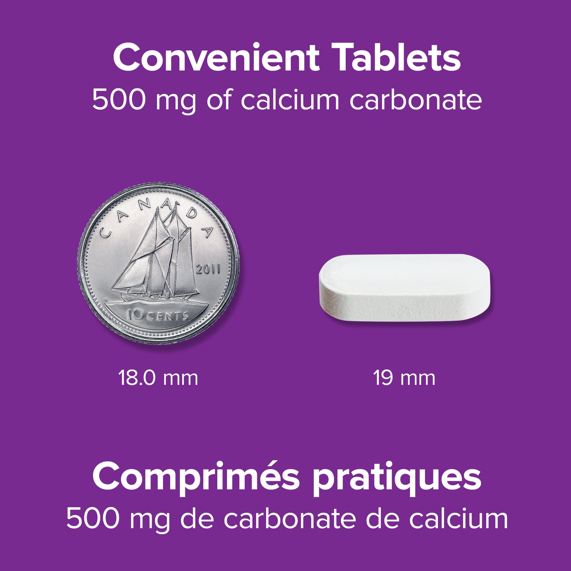 specifications-Calcium 500 mg for Webber NaturalsWN5072