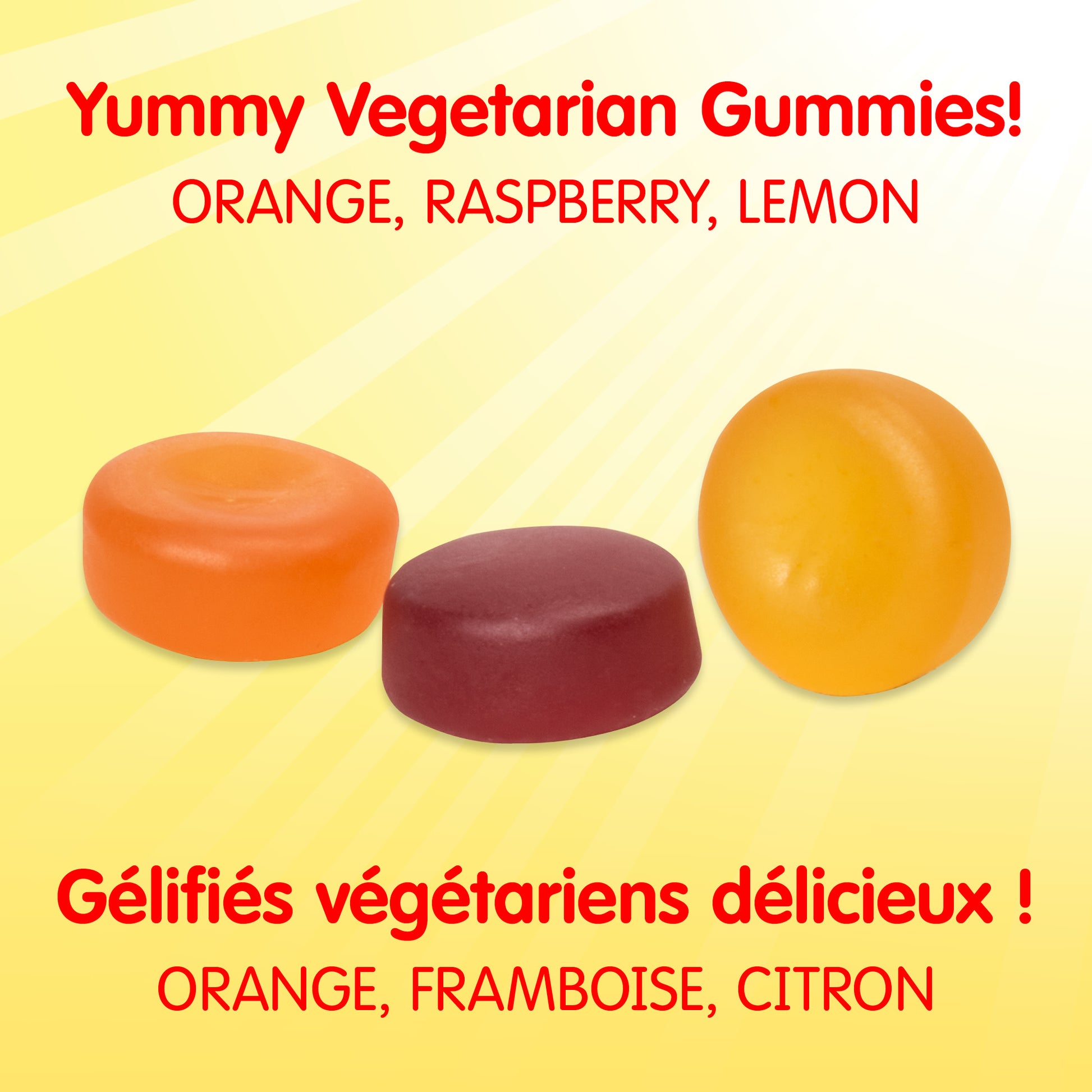 specifications-Multivitamin & Mineral Orange • Raspberry • Lemon for Sesame Street®WN3082