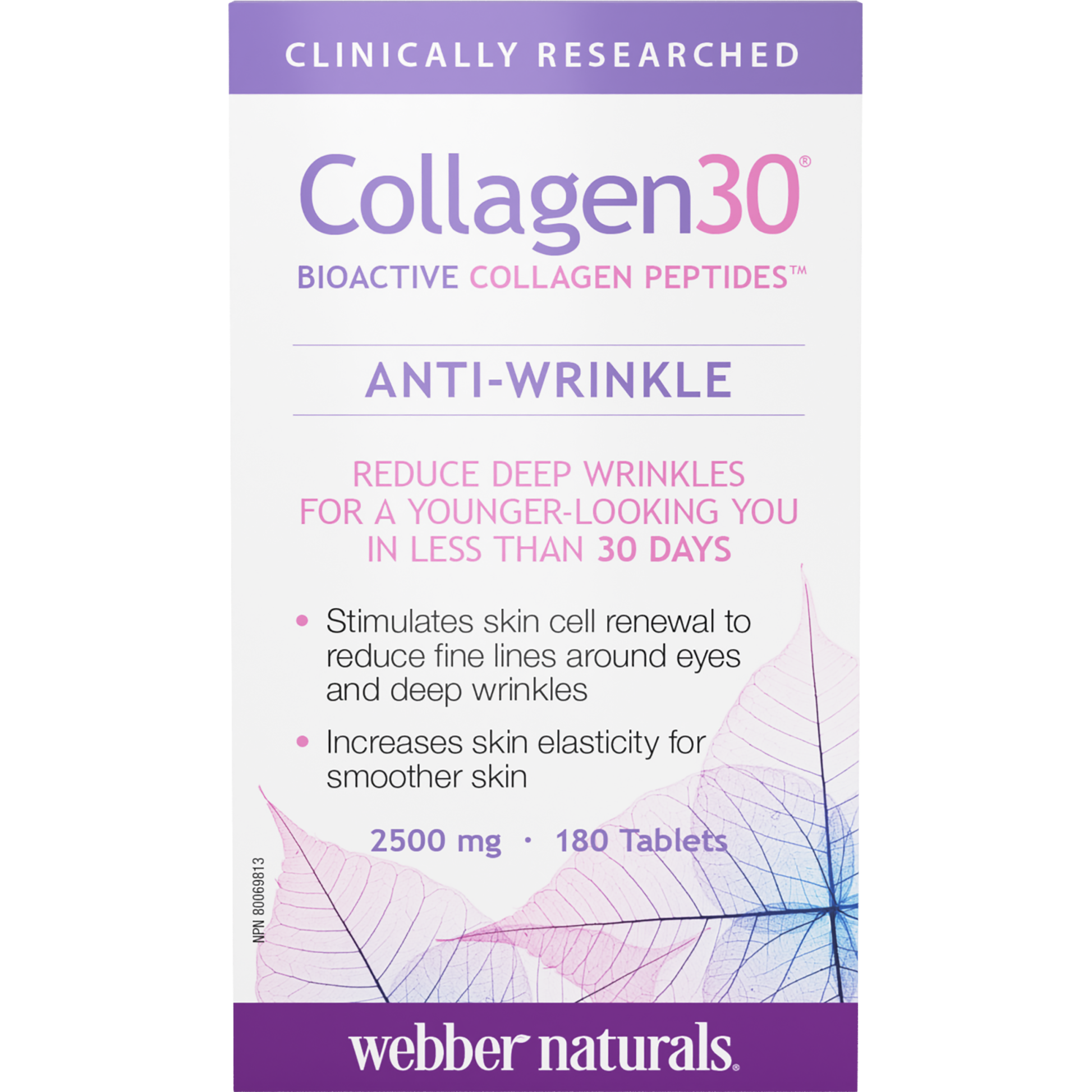 Collagen30® Bioactive Collagen Peptides 2500 mg for Webber Naturals|v|hi-res|WN3666