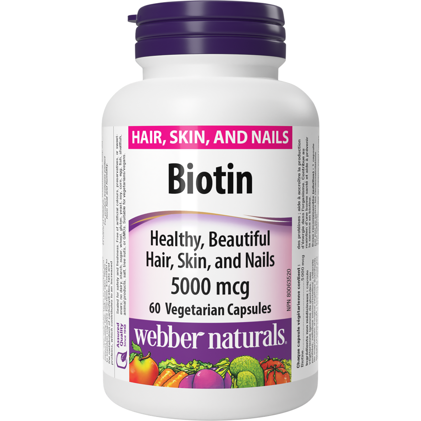 Biotin 5000 mcg for Webber Naturals|v|hi-res|WN3292