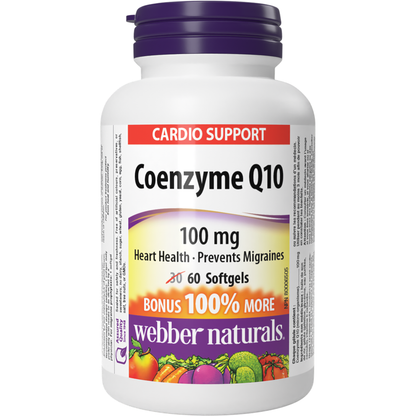 Coenzyme Q10 100 mg for Webber Naturals|v|hi-res|WN3855