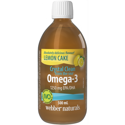 Crystal Clean from the sea® Omega-3 1250 mg EPA/DHA Lemon Cake for Webber Naturals|v|hi-res|WN3497