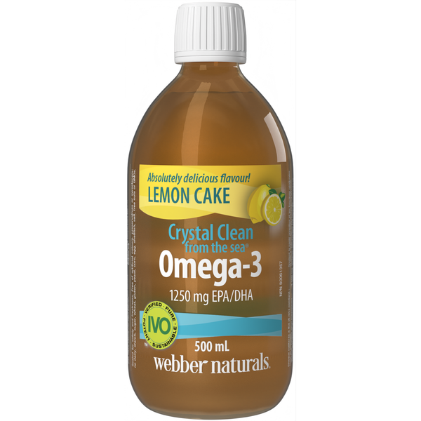 Liquid Omega-3 1250 mg Lemon Cake | Webber Naturals