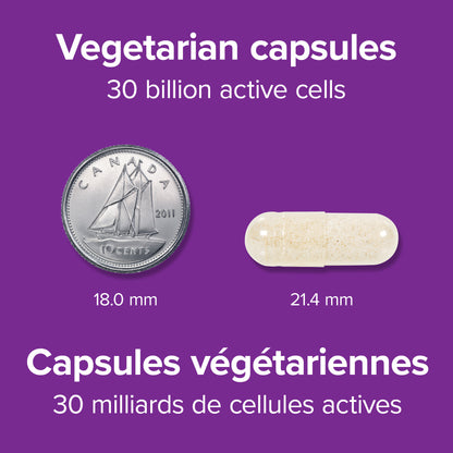 specifications-Probiotic 30 Billion 8 Probiotic Strains for Webber NaturalsWN3216