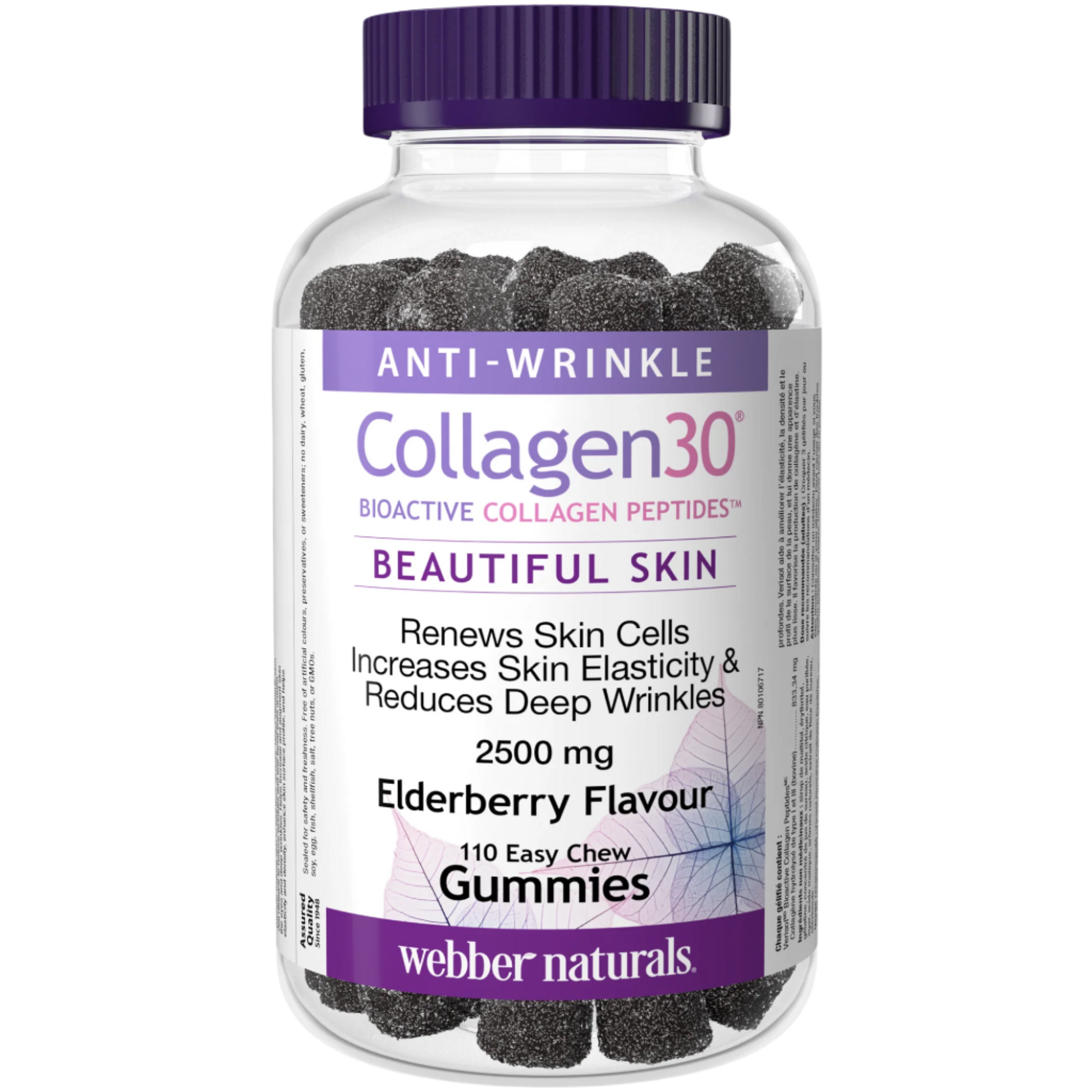 Collagen30® Bioactive Collagen Peptides™ 2500 mg Elderberry for Webber Naturals|v|hi-res|WN3085