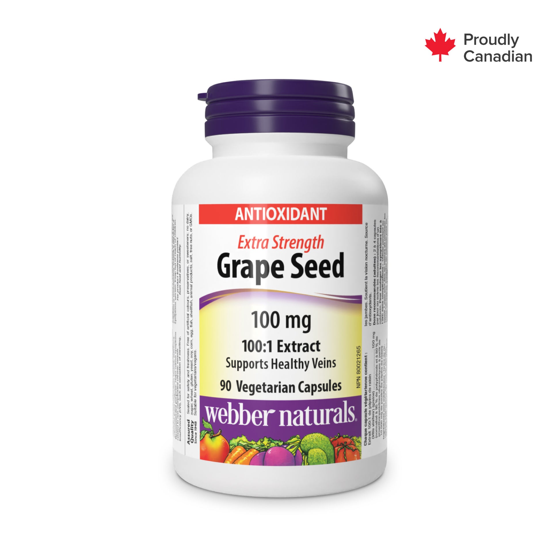 Pépin de raisin extra-fort 100 mg for Webber Naturals|v|hi-res|WN3436