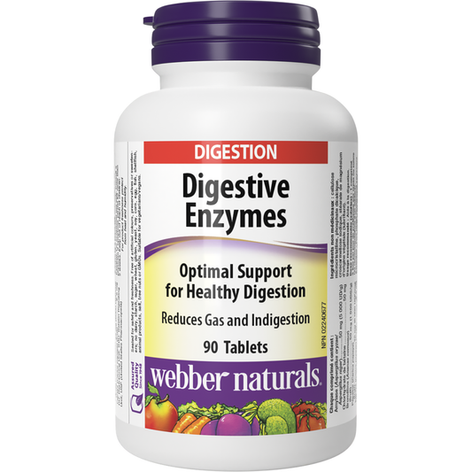 Digestive Enzymes for Webber Naturals|v|hi-res|WN3201