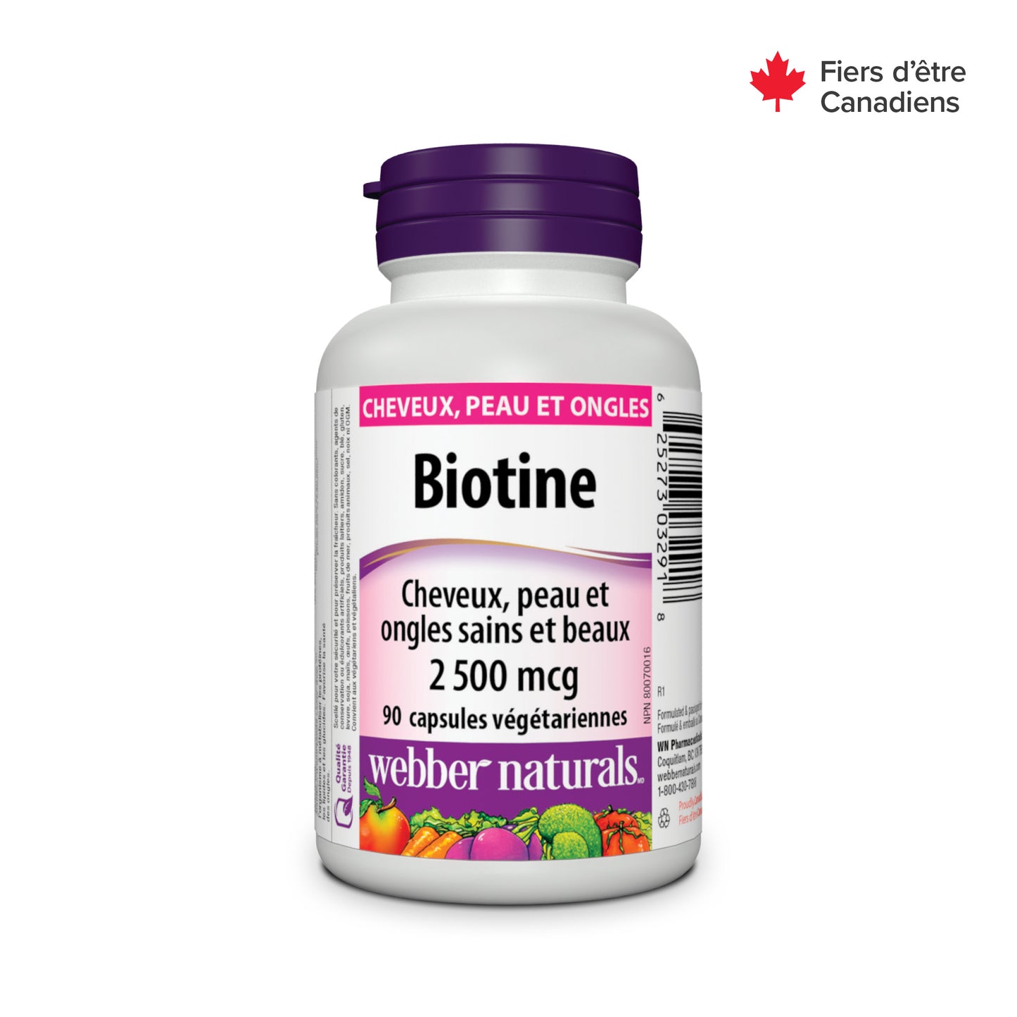 Biotine 2 500 mcg for Webber Naturals|v|hi-res|WN3291
