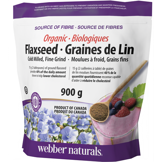 Organic Flaxseed Food for Webber Naturals|v|hi-res|WN5141