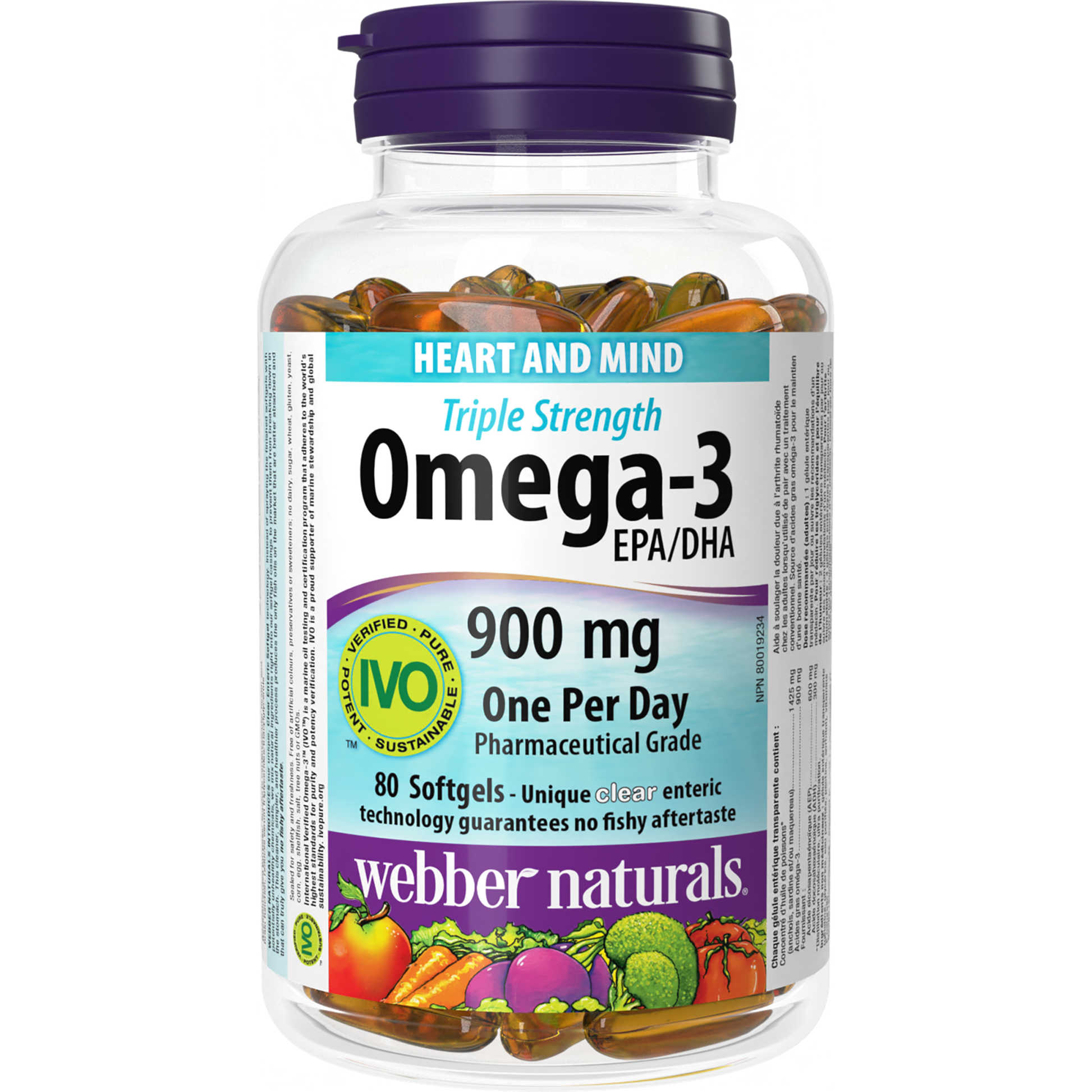 Triple Strength Omega-3 900 mg EPA/DHA for Webber Naturals|v|hi-res|WN3395