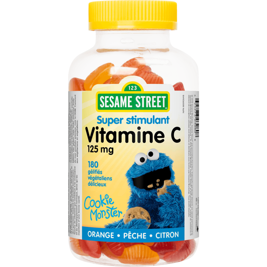 Vitamine C 125 mg orange • pêche • citron for Sesame Street®|v|hi-res|WN3080