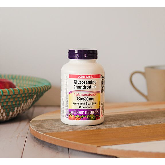 specifications-Glucosamine Chondroïtine Triple concentration 750/600 mg for Webber Naturals