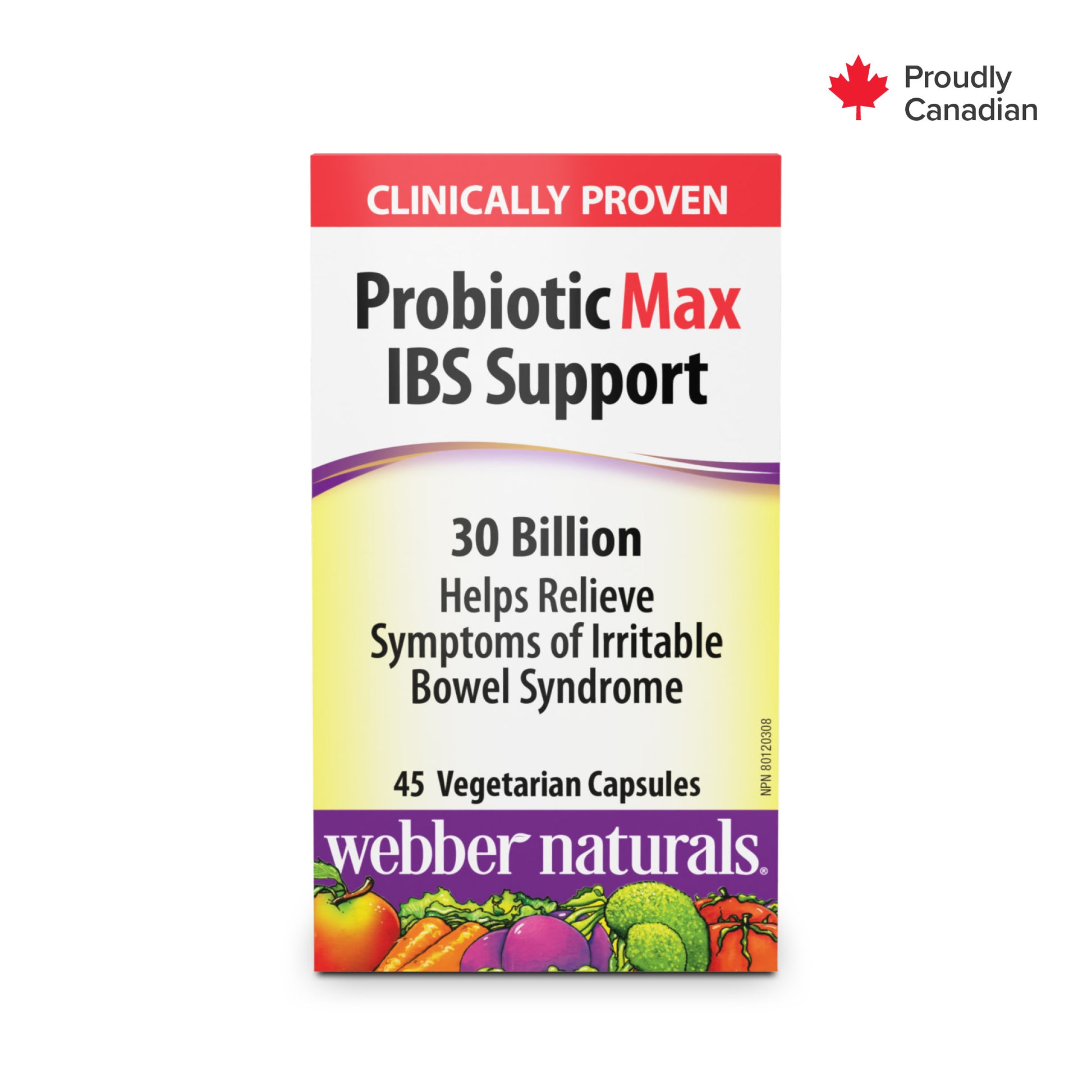 Probiotique Max anti-SII 30 milliards for Webber Naturals|v|hi-res|WN3916