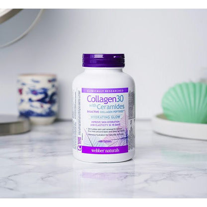 Collagen30® with Ceramides Bioactive Collagen Peptides for Webber Naturals|v|hi-res|WN3669