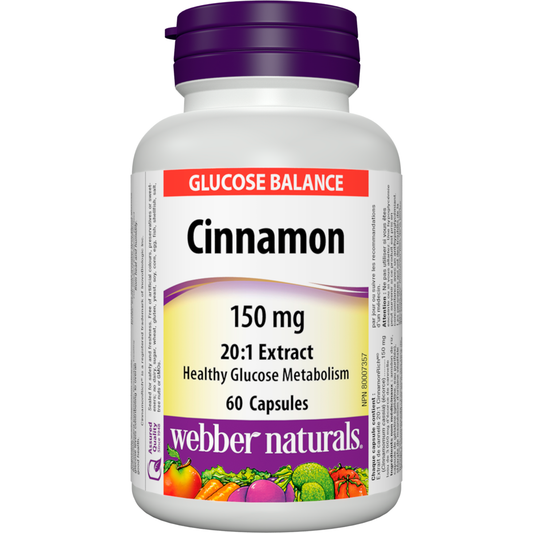 Cinnamon 150 mg for Webber Naturals|v|hi-res|WN3437