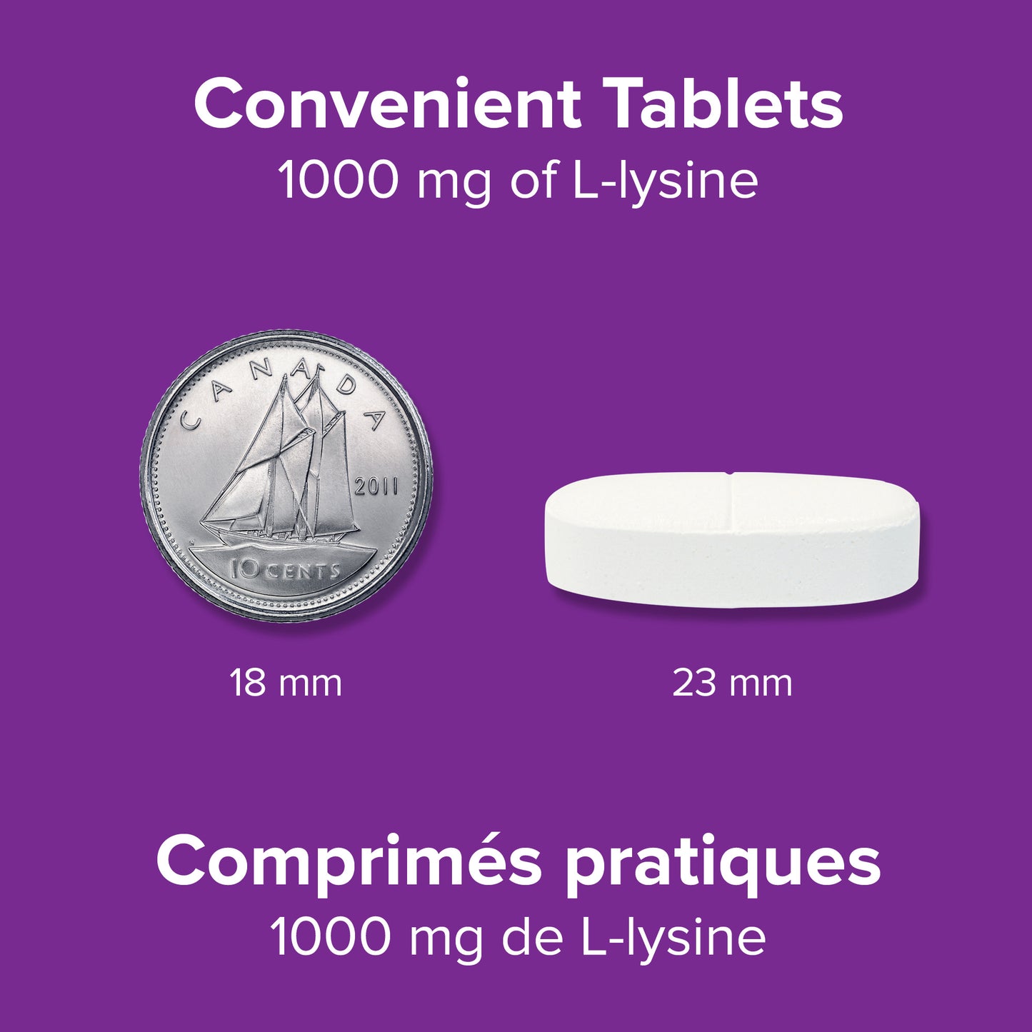 specifications-L-Lysine 1 000 mg for Webber Naturals