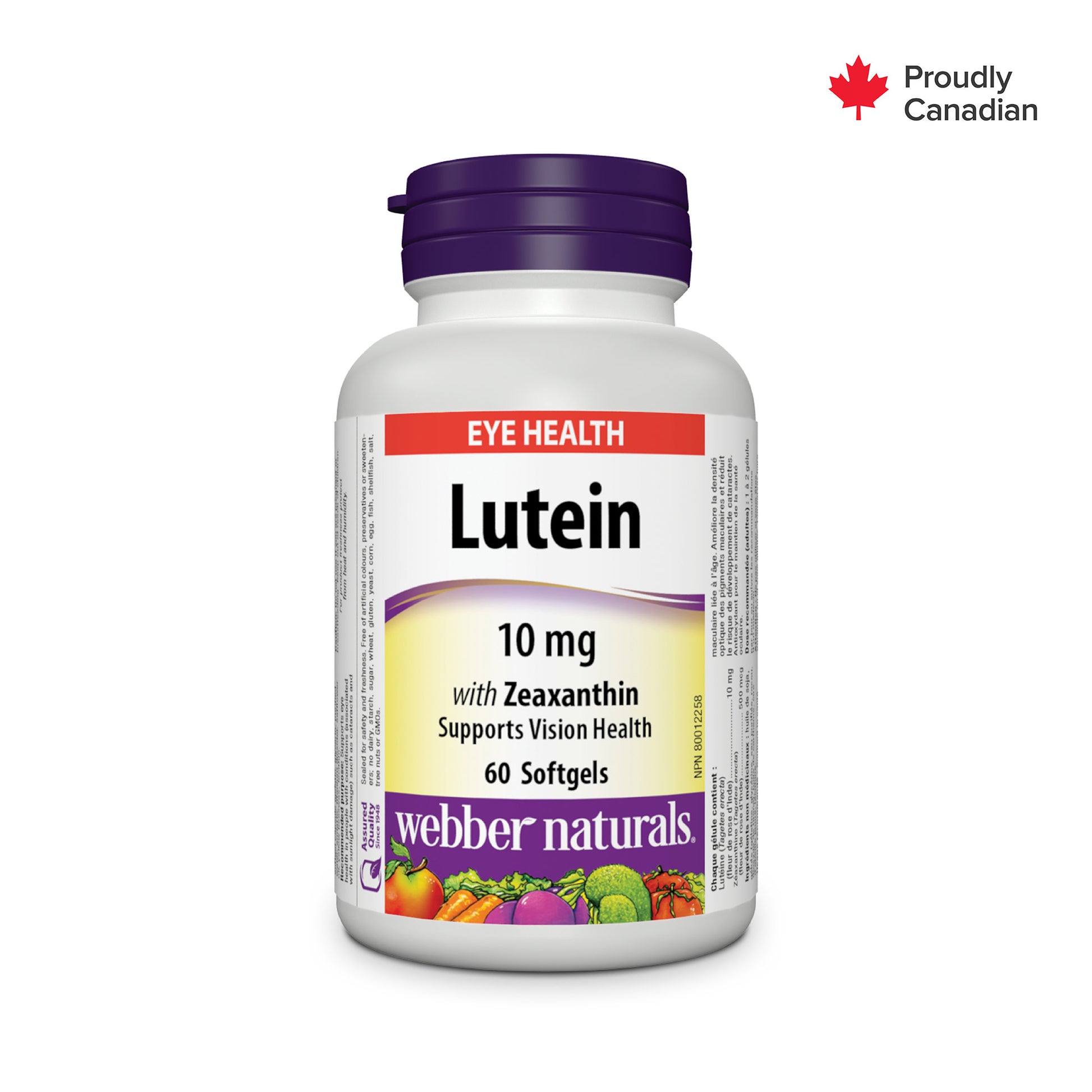 Lutéine avec zéaxanthine 10 mg for Webber Naturals|v|hi-res|WN3366